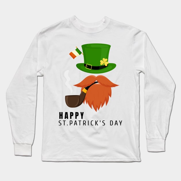 HAPPY ST PATRICKS DAY Long Sleeve T-Shirt by Dieowl